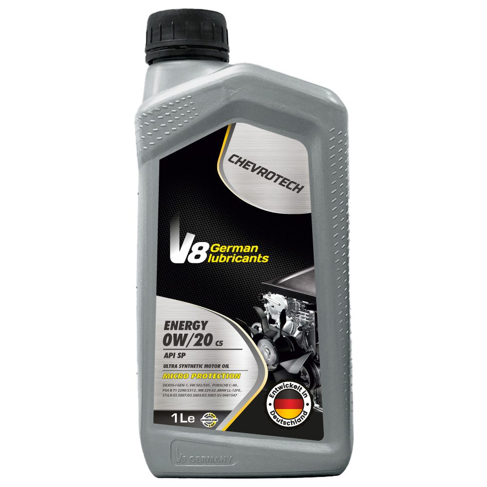 V8 SAE 0W/20 API SP – Advanced Ultra-Synthetic Engine Oil